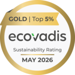 Nachhaltiges Engagement mit Auszeichnung | Wir haben die Gold Medaille im Rahmen des EcoVadis-Ratings erhalten